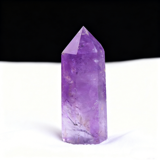 Hexagonal facets detail showing precise crystal structure