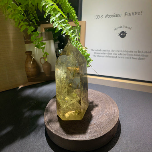 Natural citrine crystal fragments for wealth manifestation and energy work