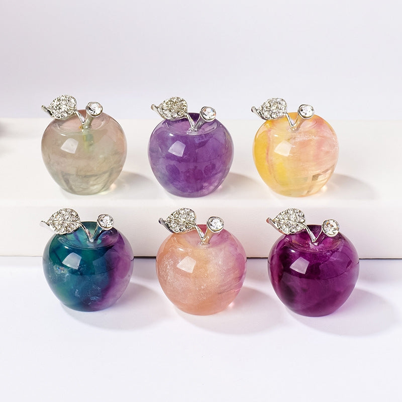 "Fruit of Wisdom Enlightenment" - Natural Crystal Energy Apple