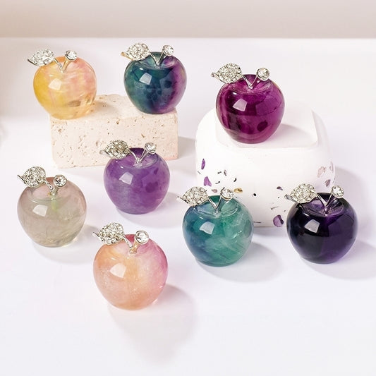 "Fruit of Wisdom Enlightenment" - Natural Crystal Energy Apple
