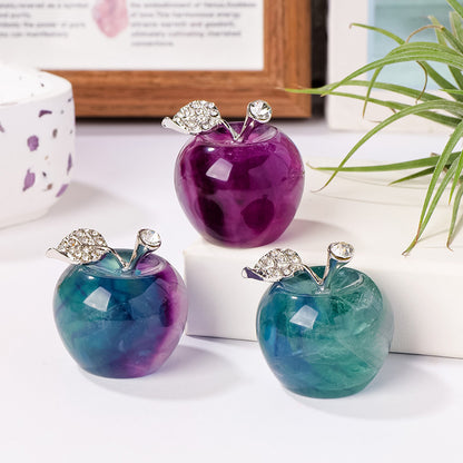 "Fruit of Wisdom Enlightenment" - Natural Crystal Energy Apple