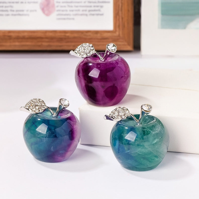 "Fruit of Wisdom Enlightenment" - Natural Crystal Energy Apple