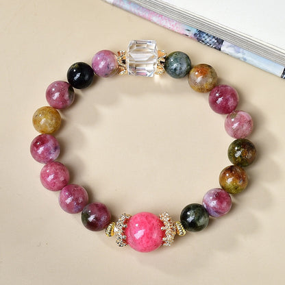 A close-up of tourmaline's gentle energy showcases its efficacy in healing emotional wounds