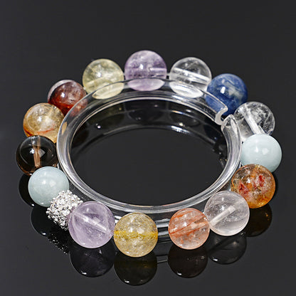 The energy combination of red gum flower for attracting wealth and tea crystal for protecting the body demonstrates a dual protective effect