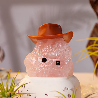 The little hedgehog poked its head out from behind the coffee cup, adding a touch of fun to the morning work.