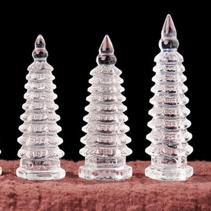 The tower, as a gift, is exquisitely wrapped in black wrapping paper and hemp rope, symbolizing a successful presentation.