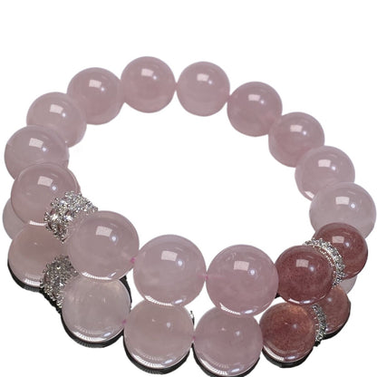 Wearing rose quartz in social Settings enhances interpersonal charm and the fortune of encountering benefactors