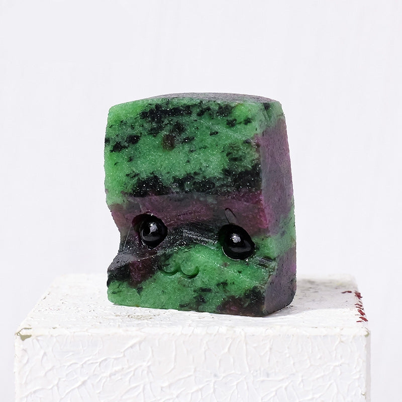 At night, under the table light, the hedgehog casts a warm little shadow.