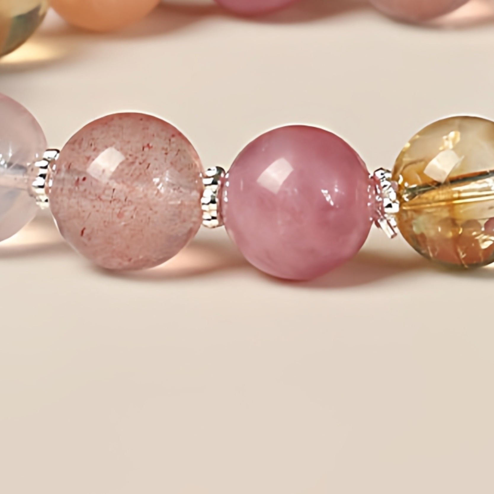 Amethyst is displayed in a deep purple color, symbolizing the enhancement of wisdom and academic progress