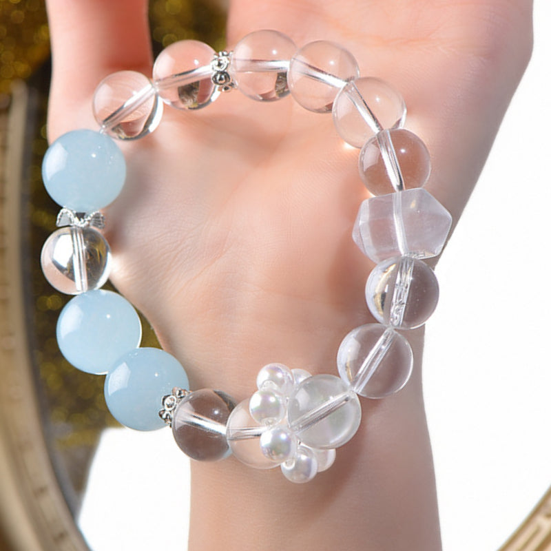 A close-up of aquamarine's fresh color showcases its ability to soothe emotions and enhance communication