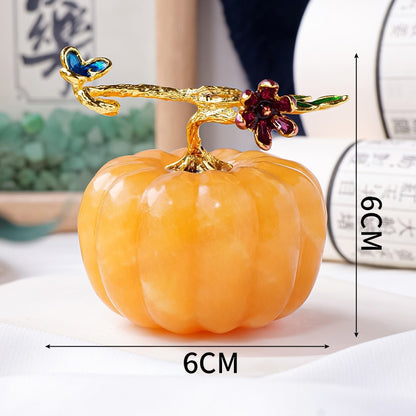 The product is placed in a basket filled with autumn harvest fruits such as corn and wheat ears, emphasizing its core concepts of abundance and gratitude.