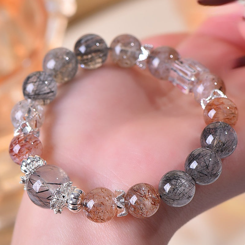 A close-up of the deep texture of black crystal stone highlights its function of building an energy protection barrier