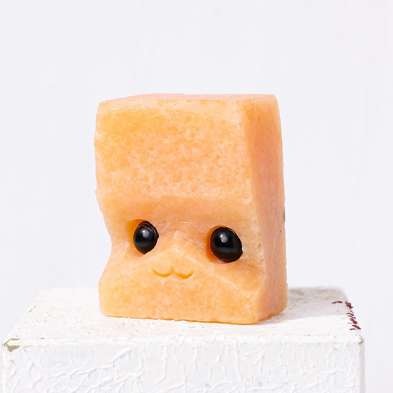 Surrounded by different crystal clusters, the hedgehog is like a wise man in an energy field.