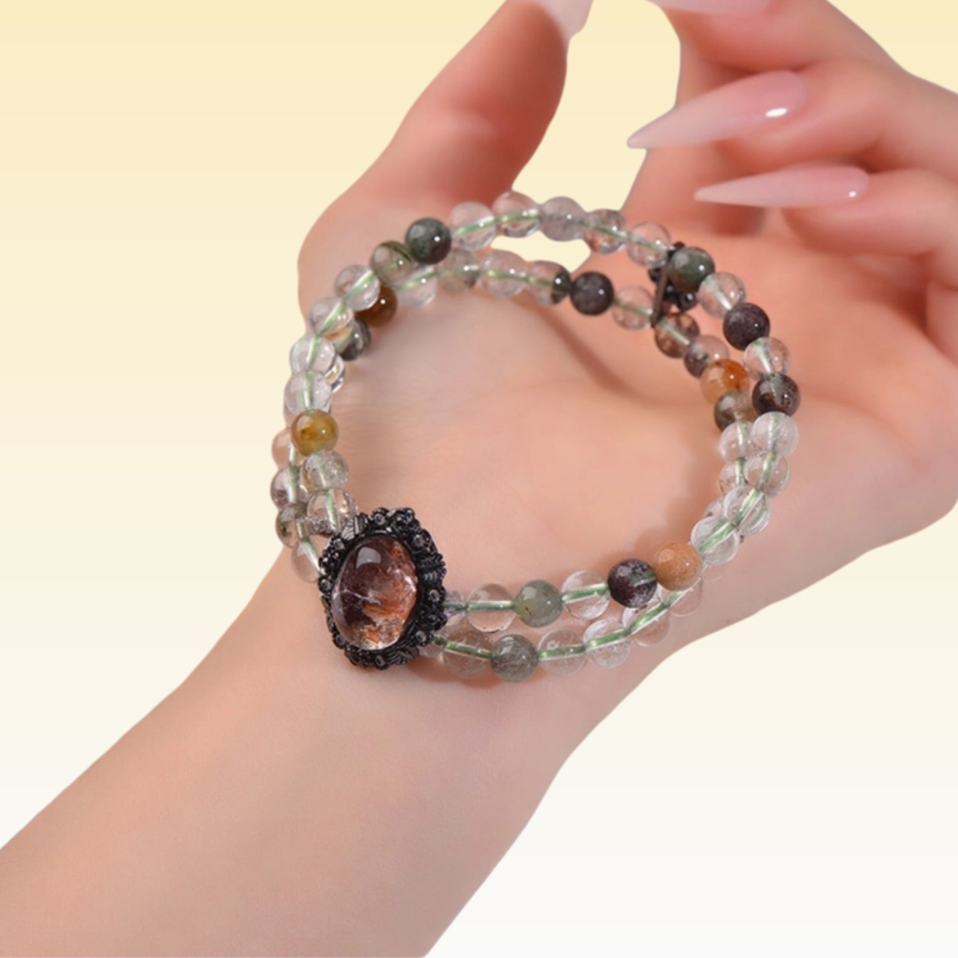 The panoramic display of the double-loop winding structure and the distribution of green ghosts highlights the original design sense