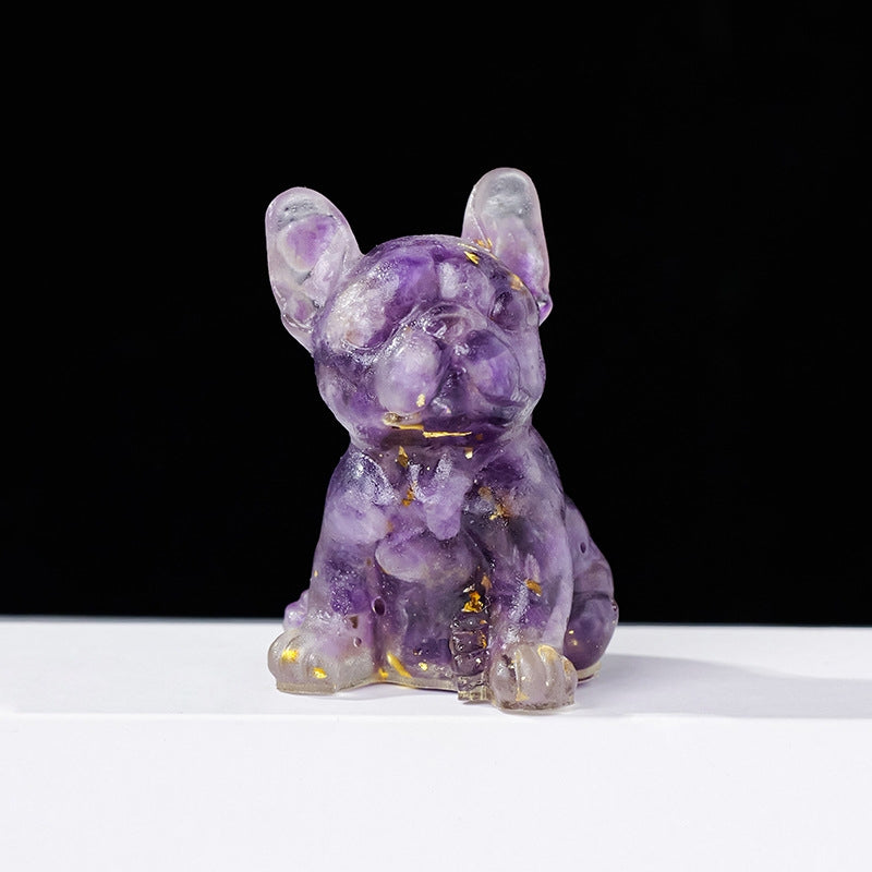 A warm and comforting scene of companionship placed on the bedside table