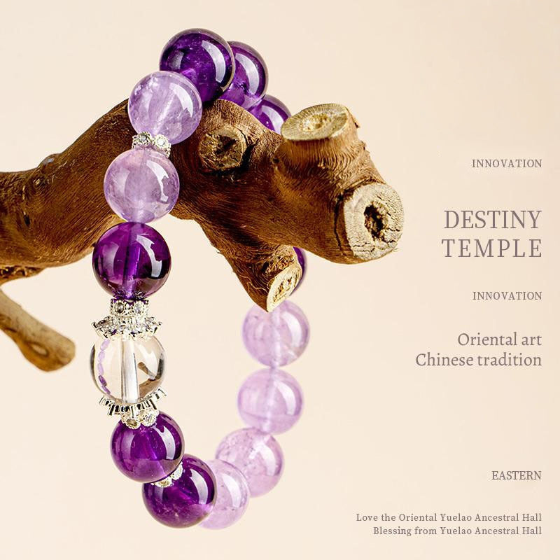 Schematic diagram of amethyst energy field, demonstrating the purification effect of negative energy