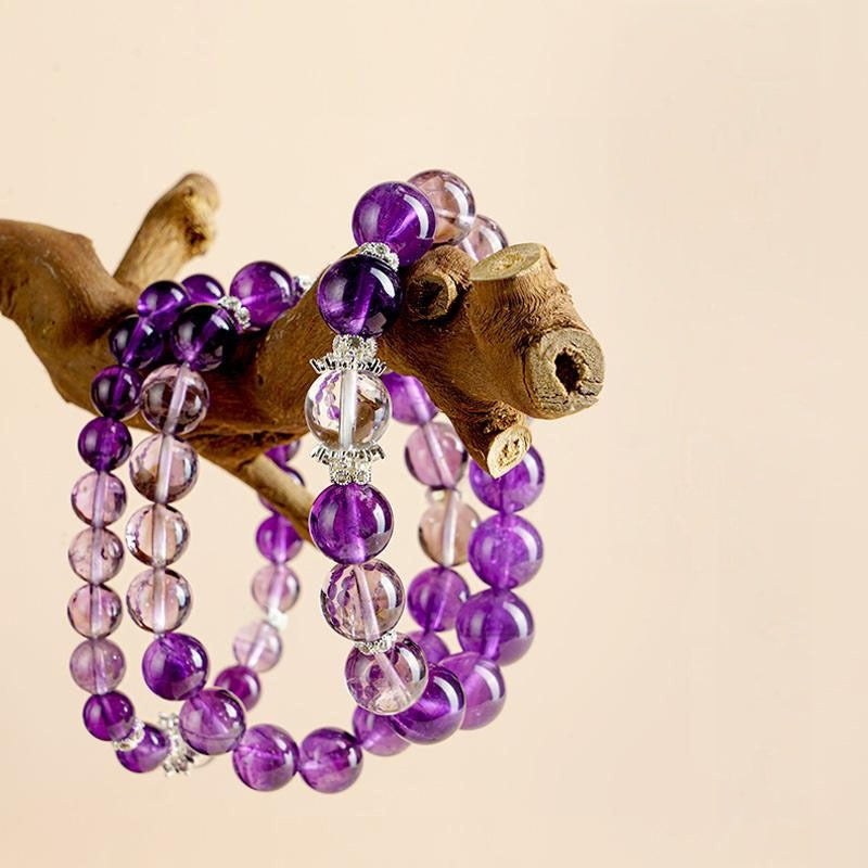 Amethyst is used in meditation scenarios to facilitate deep meditation and inner peace