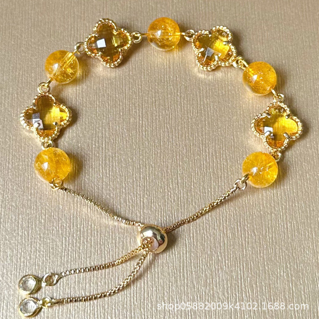 Close-up of the four-leaf clover details, symbolizing all-round protection of love, health, wealth and reputation