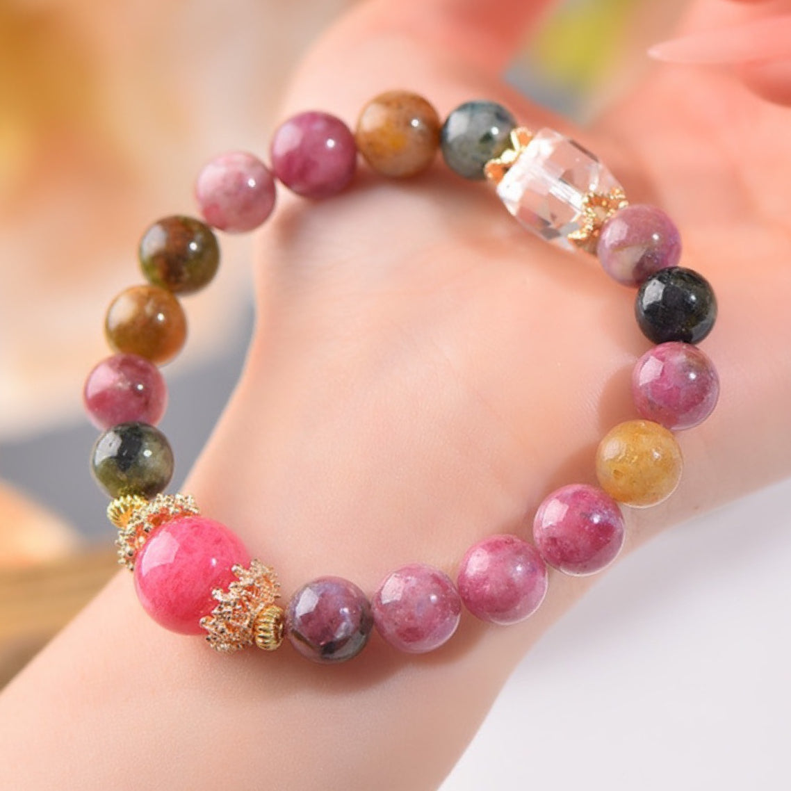 Wearing a bracelet for display in social occasions highlights its effect of enhancing interpersonal charm and popularity with influential people