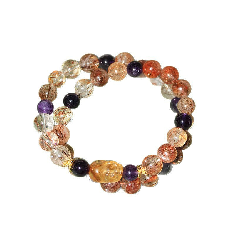 The dual-ring adjustable design is displayed, highlighting the flexibility of wearing and personalized matching