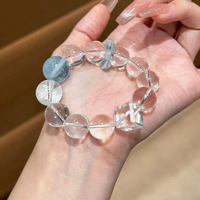 The bracelet is presented as a portable positive energy purifier. The running ring design symbolizes continuous purification and is suitable for wearing in complex environments.