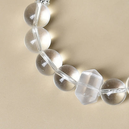 Wearing it in study scenarios, white crystal enhances concentration, and aquamarine boosts exam luck