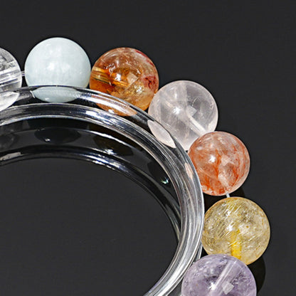 A close-up of the warm and mellow texture of tea crystal highlights its ability to purify negative energy and provide protection