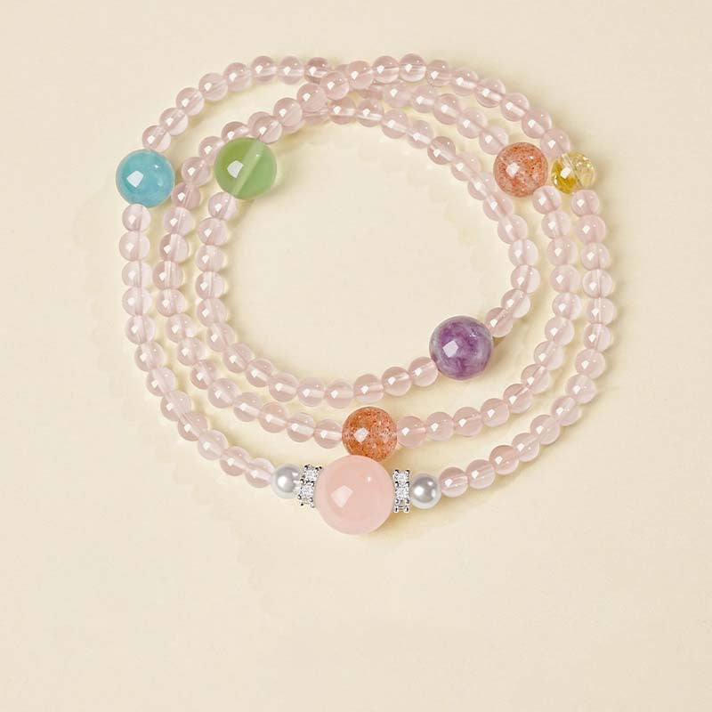 The soft luster of rose quartz under natural light highlights the energy characteristics that attract true love and romance