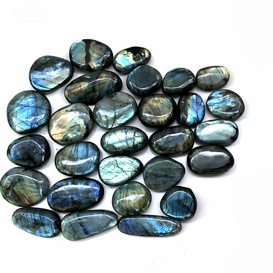 Close-up of the boundary where moonstone and feldspar naturally blend in the raw stone, symbolizing the perfect combination of intuition and protective energy.