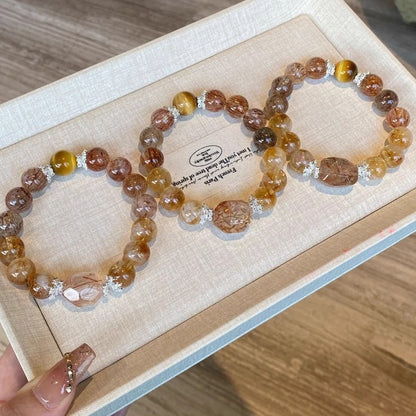 A close-up of the transparent texture of yellow crystal highlights the energy of wealth attraction and career advancement