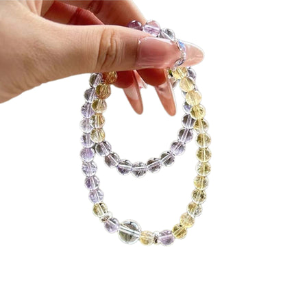 A close-up of the transparent texture of citrine, showcasing its golden luster and powerful energy for attracting wealth