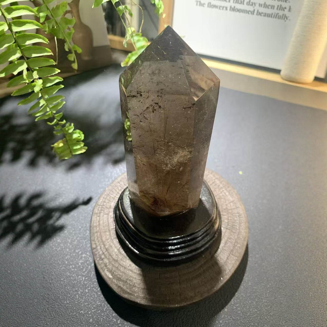 Bedside protection for peaceful sleep with smoky quartz