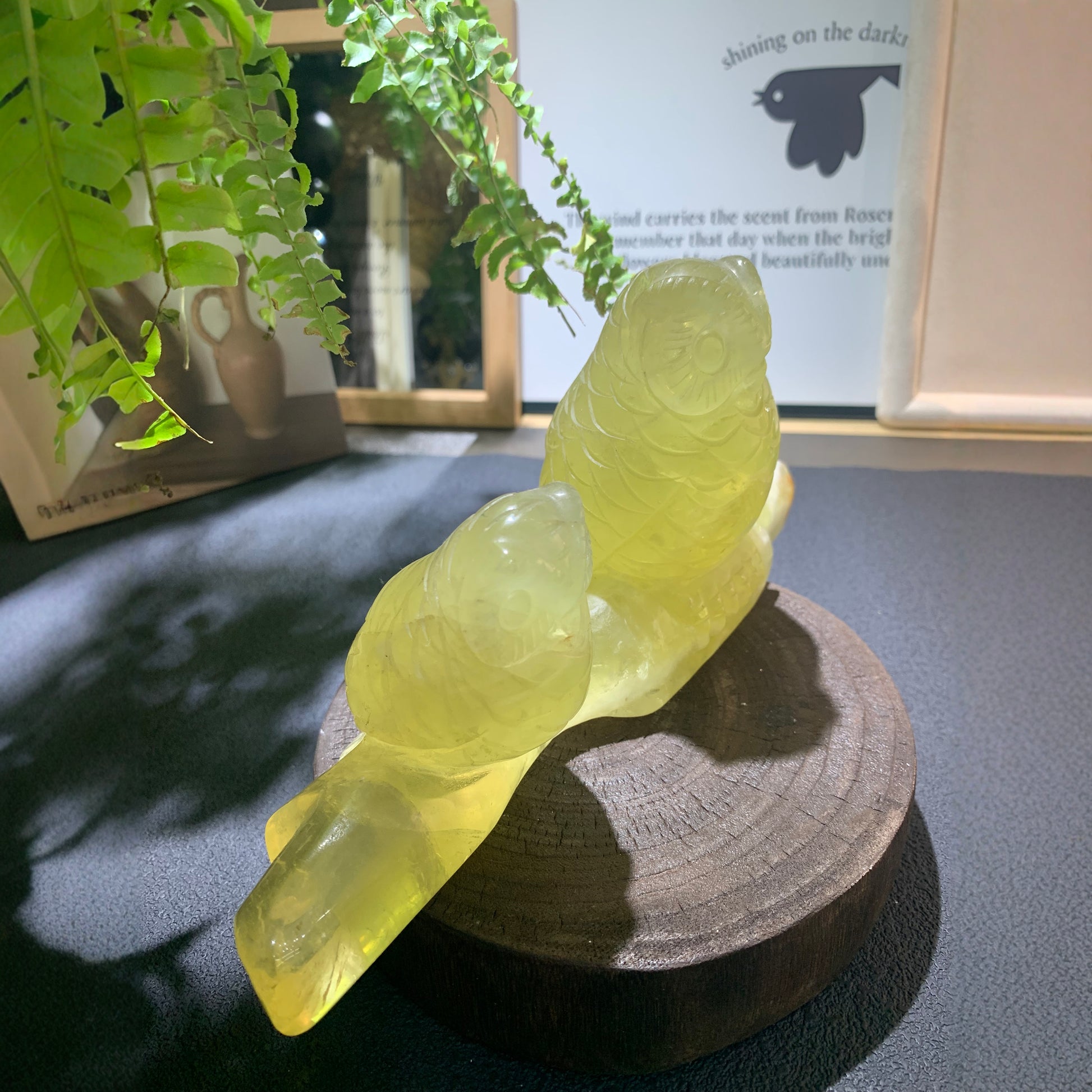 Crystal animal figurine natural beauty
