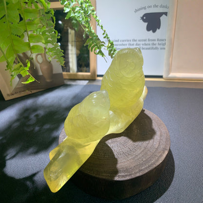 Crystal animal figurine natural beauty