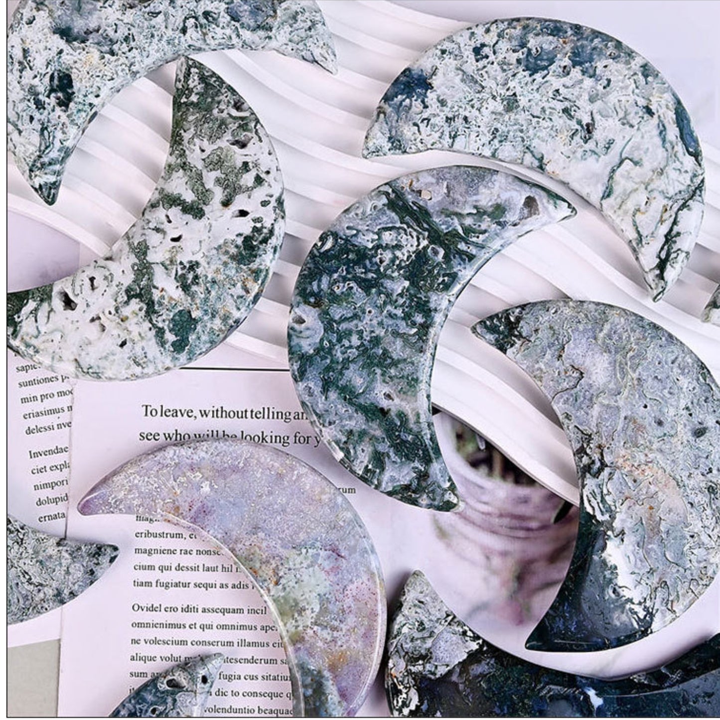 Crescent moon for feminine energy and intuition