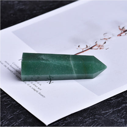 Good luck charm display with shimmering crystal