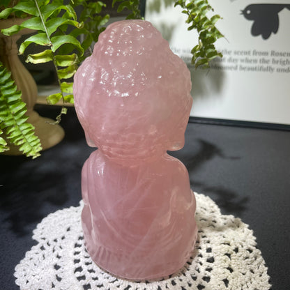 Hand carved crystal buddha unique artwork