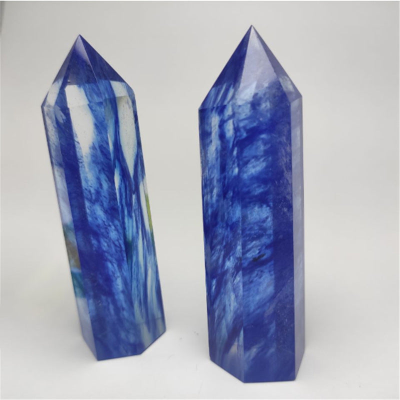 Home office inspiration with success crystal