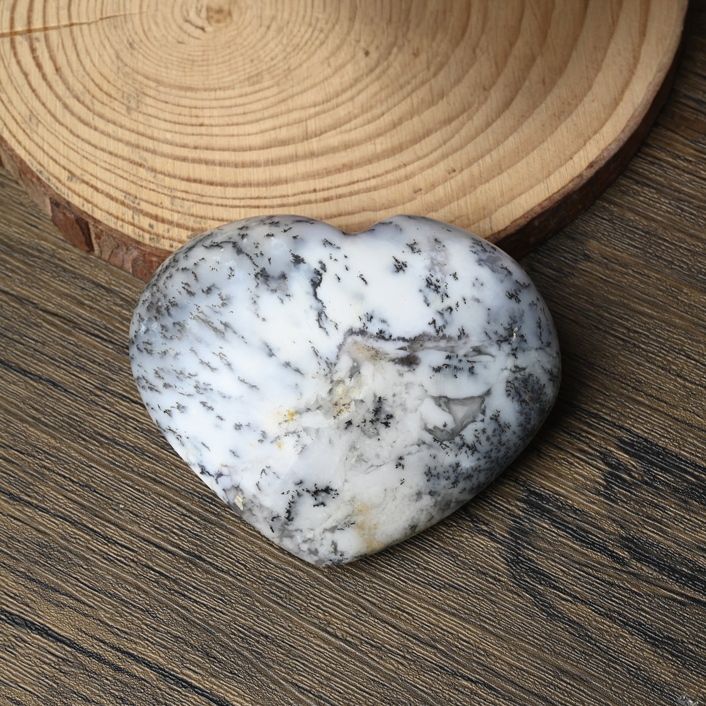  Moss opal for heart chakra healing and balance