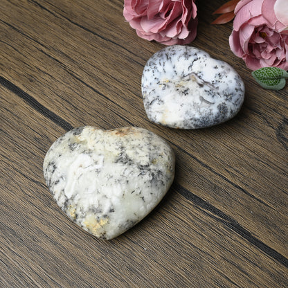 Moss opal with unique striped pattern each piece