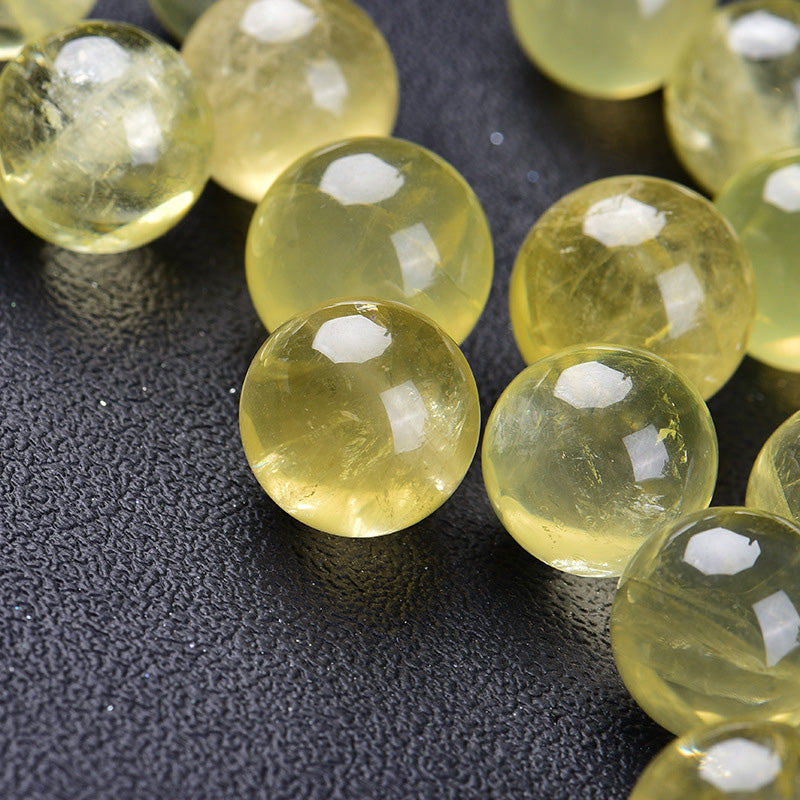 Natural citrine clarity and golden color