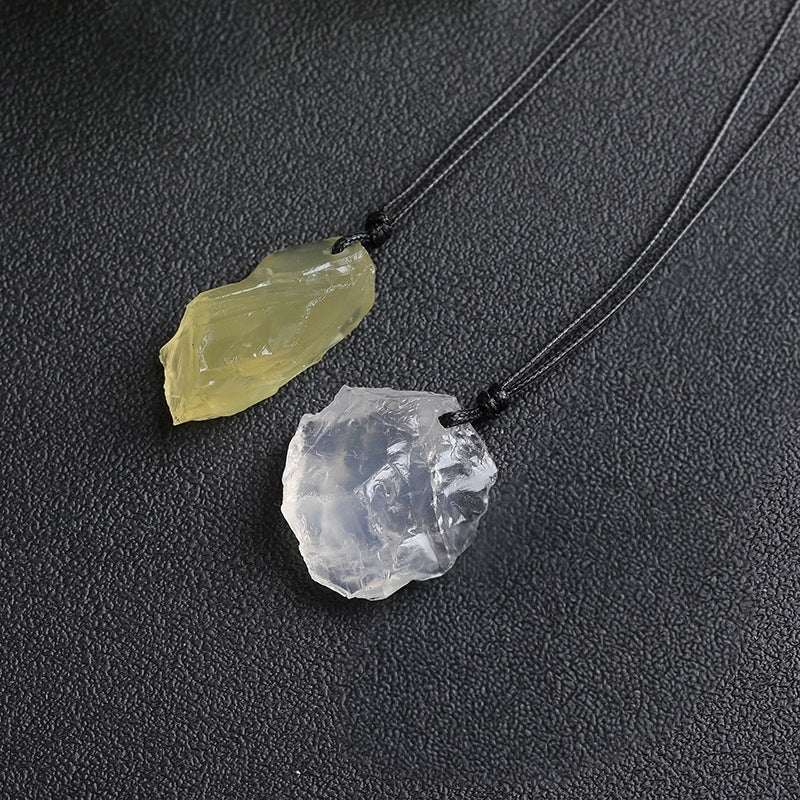 Natural tri-color crystal color variations and veins showcase