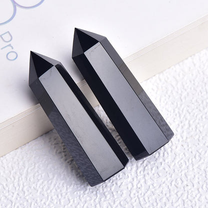 Feng shui placement of obsidian crystal at entryway