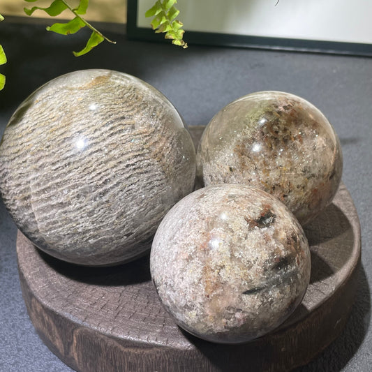 Office desk motivation crystal sphere