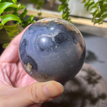 Office desk protection crystal sphere