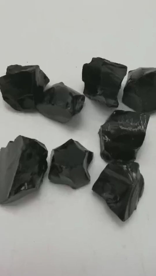 🖤 Experience the intense protective energy of Natural Raw Black Obsidian Tumbled Stones 🖤

Watch these deep black volcanic glass healing crystals up close – perfect for blocking negativity, grounding, and emotional cleansing.

In this immersive ASMR video:
• Satisfying tumbling sounds of authentic black obsidian stones
• Close-up views of glossy textures and natural edges
• Tips: Place at your front door for home protection or hold during meditation for grounding

100% natural and hand-selected. Shop now 