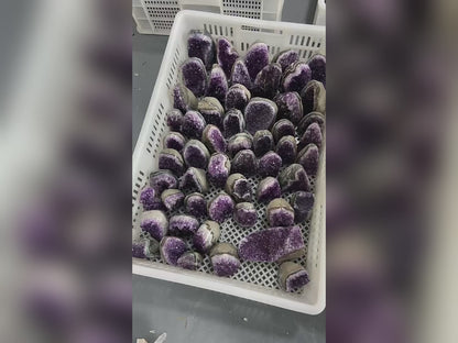 "Energy Temple" Uruguayan Amethyst Cluster In-depth Application Guide Video: From the shock of unboxing, 360-degree mineral detail appreciation, to the teaching of building three core energy scenarios - including the layout of whole-house energy purification, personal deep meditation guidance, and crystal charging and maintenance ceremony, it comprehensively analyzes its powerful effects as a top energy base station.