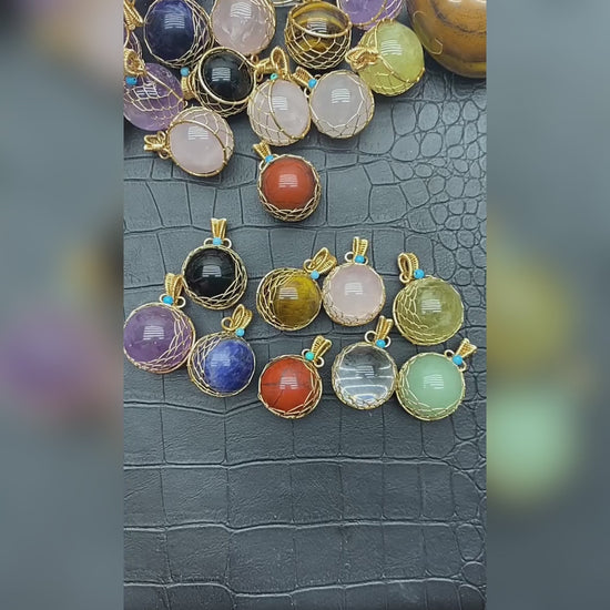 Wear the gentle energy of rose quartz close to your heart with this beautiful sphere pendant, attracting love and providing emotional healing throughout your day.