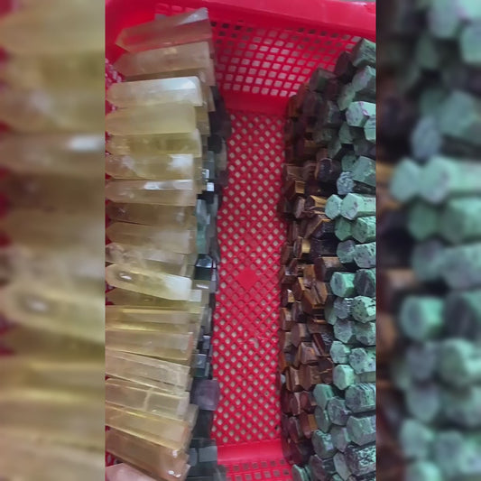 Let this natural yellow crystal column be your lucky companion on the road to success. Click the link below to immediately embrace your abundant energy!