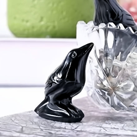  Raven crystal decor for office desk protection
